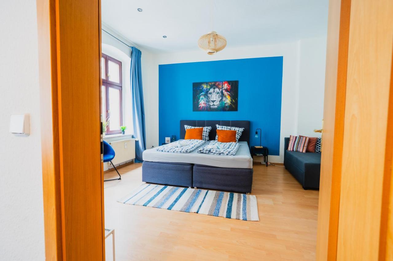 Blue Chili 08 - Magdeburg 2-Zimmer Altbau, Wi-Fi, 5 Pax Exteriör bild