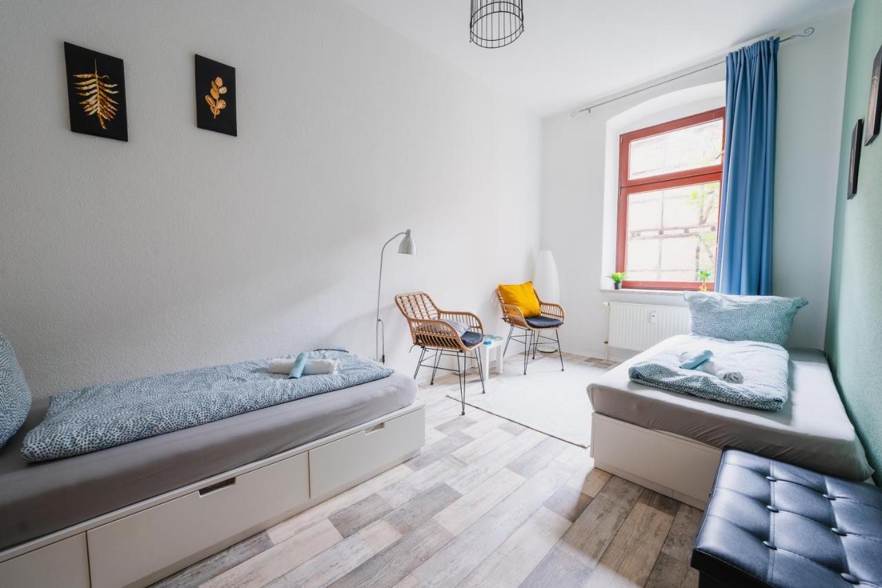 Blue Chili 08 - Magdeburg 2-Zimmer Altbau, Wi-Fi, 5 Pax Exteriör bild