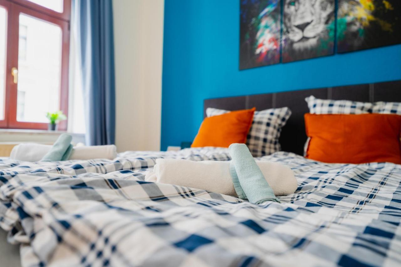 Blue Chili 08 - Magdeburg 2-Zimmer Altbau, Wi-Fi, 5 Pax Exteriör bild